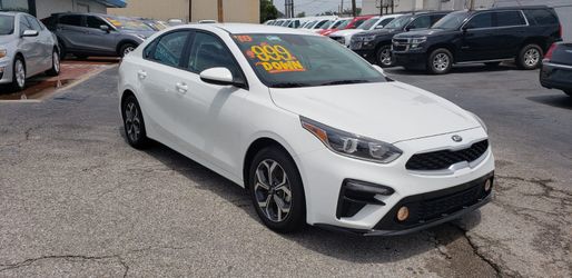 2019 KIA FORTE LXS WHITE #8415 $1500 DE ENGANCHE 19MIL MILLAS
