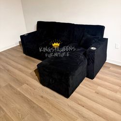 New Black Sofa Bed 