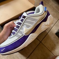 Nike Air Zoom Spiridon HF9117-100 Men’s Size 11 White Purple Silver New