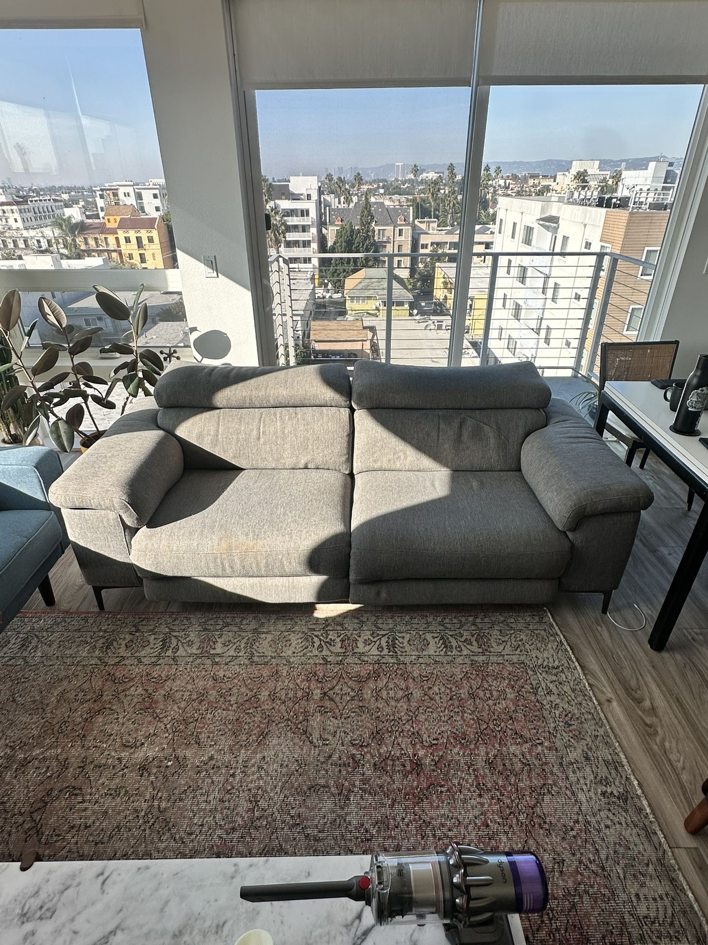 Living Spaces 2-Seater Reclining Sofa