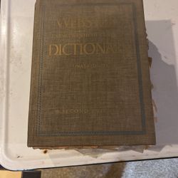 Webster Dictionary Vintage 