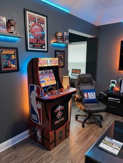 NBA Jam with riser