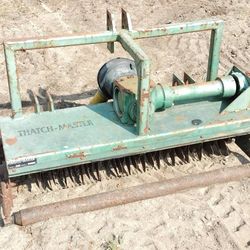 PTO Thatch-Master 36" Verticutter - Golf Green Lawn Dethatcher Slicer