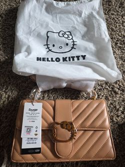 Sanrio hello kitty brownn purse