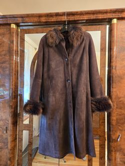 Shearling Woman Coat Made In Italy