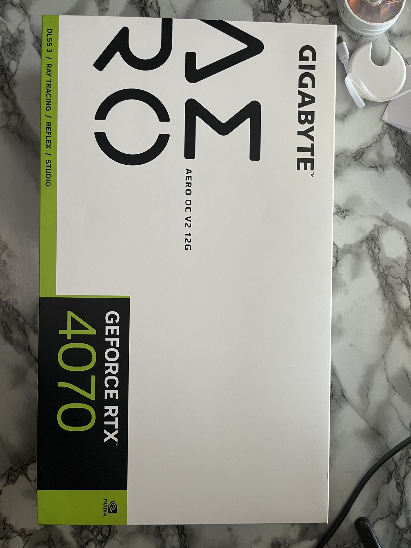New Gigabyte Aero 12gb Rtx 4070 White