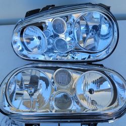 99-06 Volkswagen Golf 99-02 Cabrio Headlights Luces Micas Calaveras Faros Faroles 
