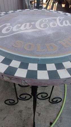 Coca Cola Table vintage Look
