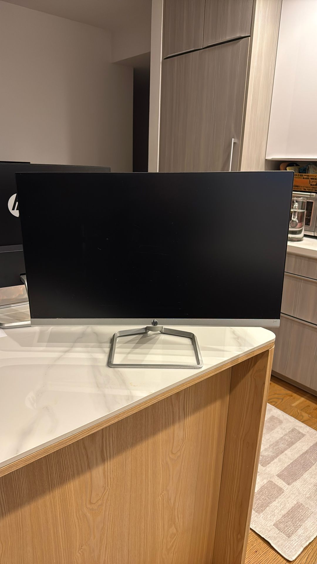 Two 24-inch HD HP Monitors