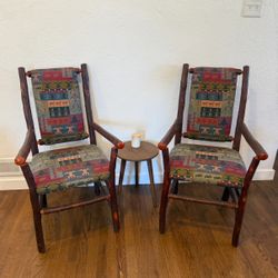 Vintage Old Hickory Arm Chairs. Yellowstone style!