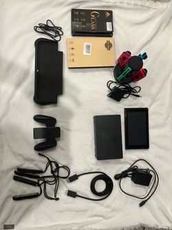 Nintendo Switch with accessories