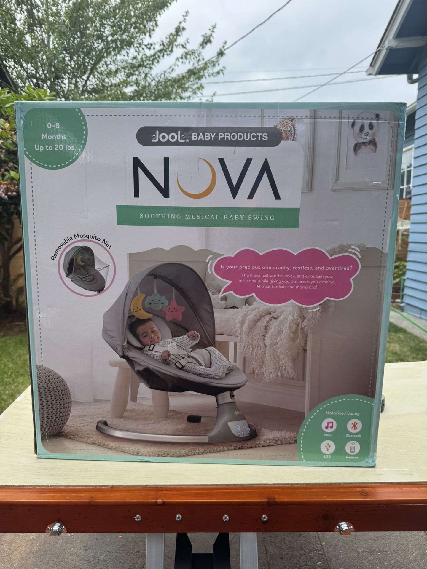 Jool Baby Nova Swing for Newborns (Never Opened)