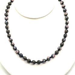 10k Cloisonné Necklace   8555