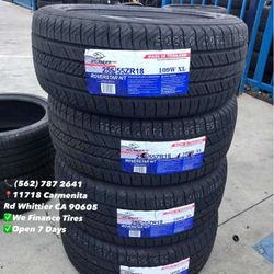255/55R18 Atlander Set of Tires Installed and Balanced Set de Llantas Nuevas Instaladas y Balanceadas