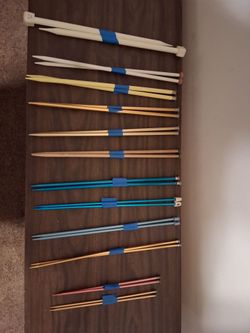 Knitting needles, all for $5