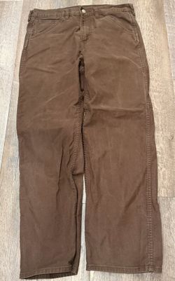 LEVIS WORKWEAR FIT BROWN JEANS MENS Size 34x32 Utility