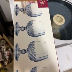 4 brandy glasses from the Cristal D'Arques Paris