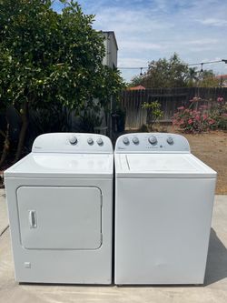 Whirlpool Washer and Dryer gas heavy duty super capacity good condition delivery and installation available