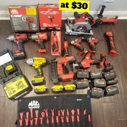 Milwaukee Impact Wrench Dewalt Mactools 