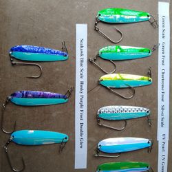 Overnight Glow Salmon Spoons 