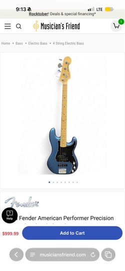 Standard Fender P Bass