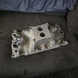 Holley SBC Intake Manifold With Tbi Removable Adapter