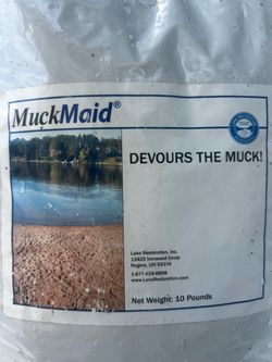 10-pound bag of MuckMaid Muck Removal Pellets retails for $145.00.