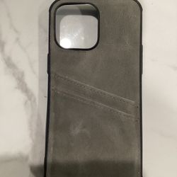 iPhone 14 Pro Leather Phone Case With Card Pocket
