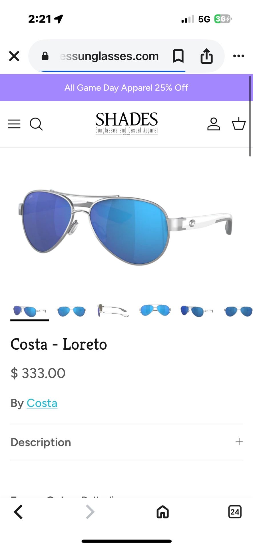 Costa Loreto Sunglasses