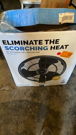 NewAir 18" Outdoor 2-in-1 Misting Fan