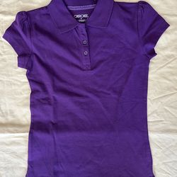 NWT Cherokee Girl’s Polo Shirt | Color: Purple | Size: M