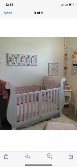 Baby Crib That turns Into A Toddler Bed !!!