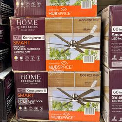 Home Decorators 72” Kensgrove 2 Smart Indoor / Covered Outdoor Celine Fan 