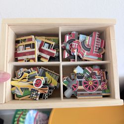 Melissa And Doug Montessori Puzzles (48 Pcs) With Storage box