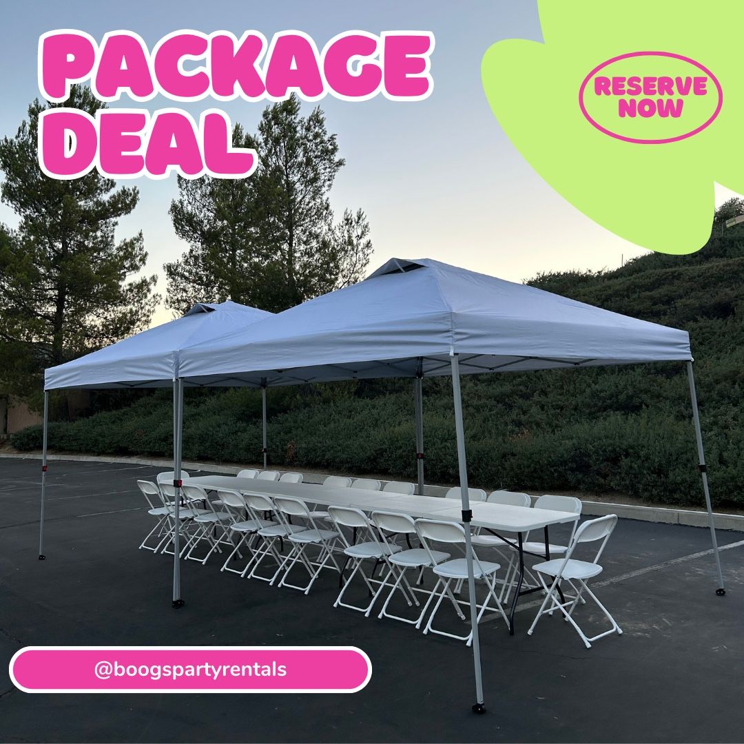 TABLE TENT CHAIRS PACKAGE