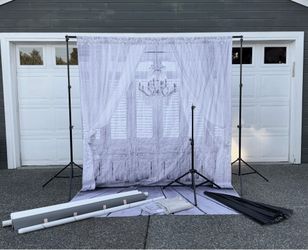 Photography Backdrops and Accessories Lot