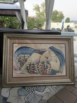 GE Mullan Print In Custom Frame 