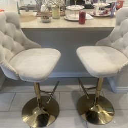 Bar stool chairs set of 2