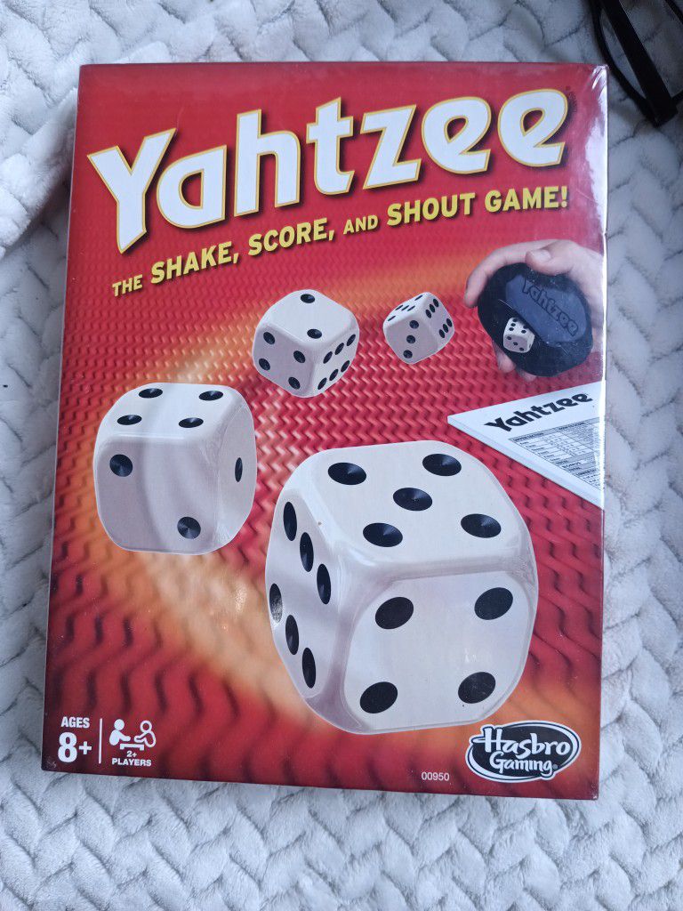 New In Box Yahtzee Game 