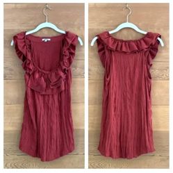 Anthropologie Bordeaux Los Angeles tunic top size small