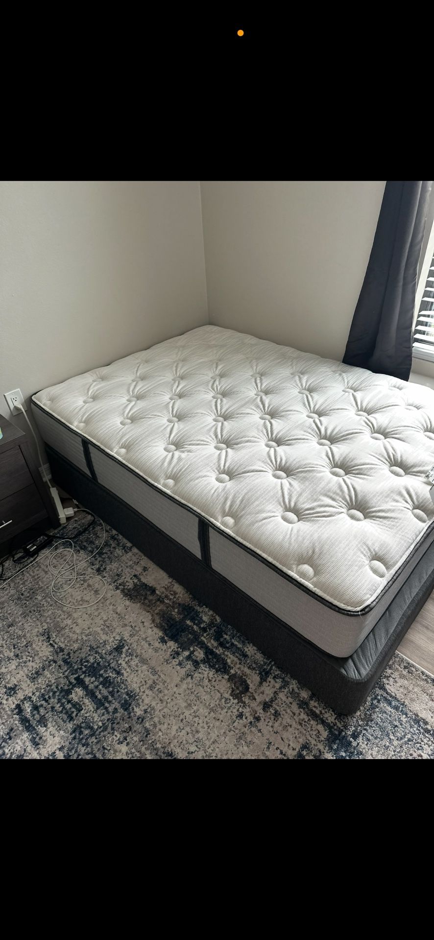 Full Size Mattress, Box Spring, Frame