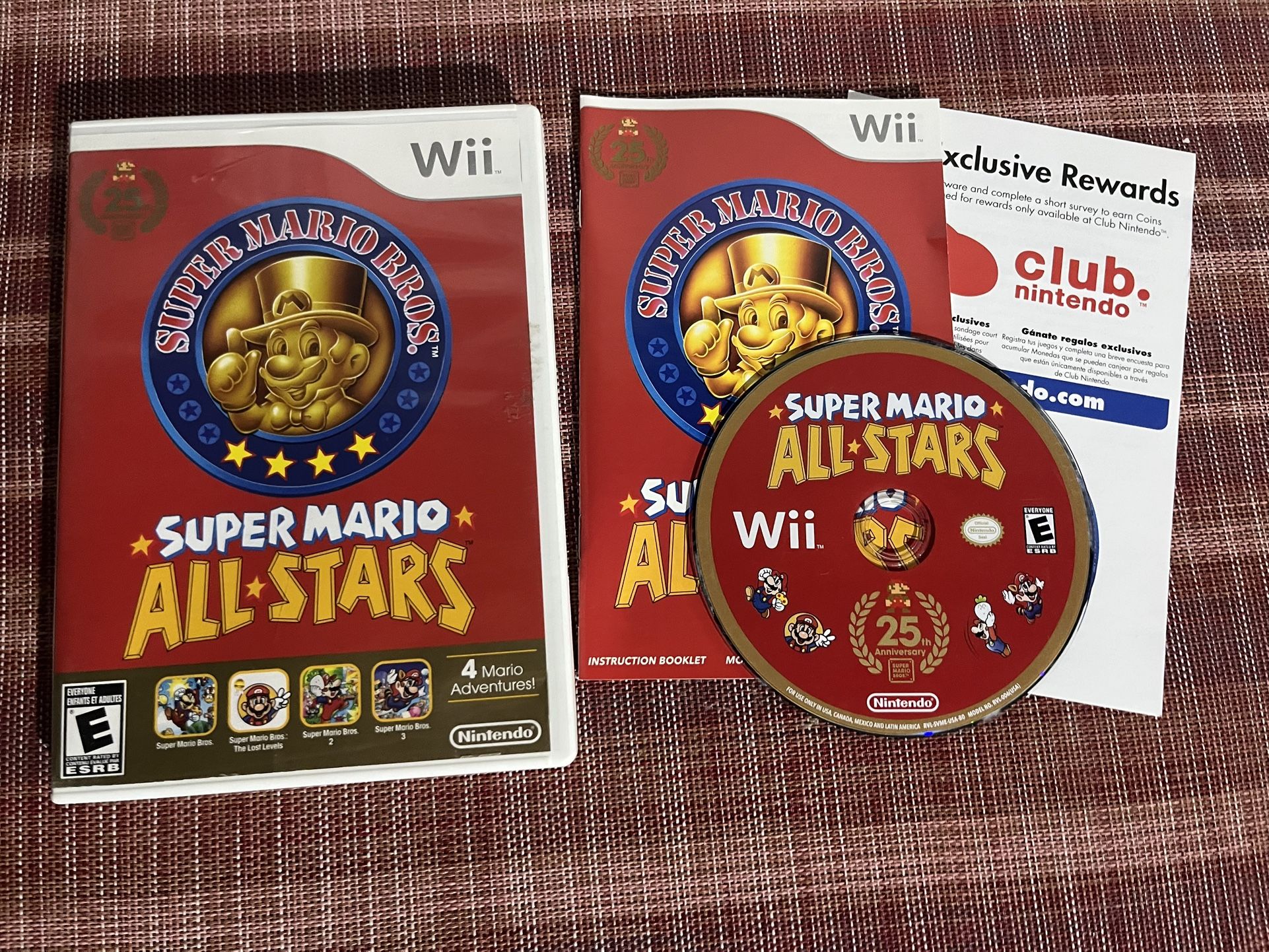 Super Mario All-Stars CIB for Nintendo Wii