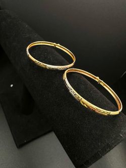 14K Gold baby bracelets 6.2grms 1-3/4” wide 3816 Steilacoom Blvd SW Lakewood WA $425 EACH