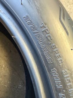 275/50/22 Bridgestone (4 Tires) $60.00/Each / ESCALADE / EXPEDITION