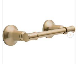 Chamberlain Wall Mount Pivot Arm Toilet Paper Holder Bath Hardware Accessory in Champagne Bronze