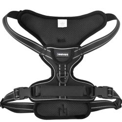 Padded Reflective Dog Harness, Lightweight Ripstop Dog Harness. Xl 