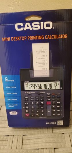 Mini desktop calculator
