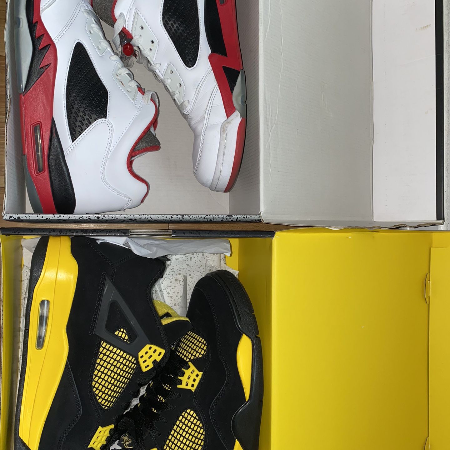 Bundle Fire Red 5 Low (2016) Thunder 4s (2023) 