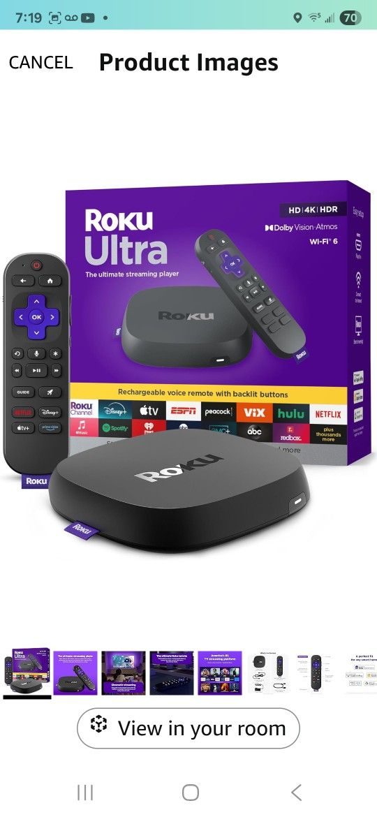 Roku Ultra Brand New Sealed