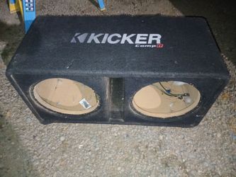 Kicker 12"  Subwoober box for 2 12" speakers